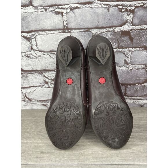 Camper Alicante Brown Leather Lace Up Heel Ankle Boots Women’s Sz 38EU/7.5M US - Picture 7 of 16